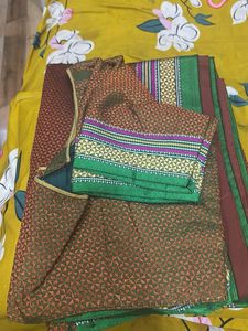 Elegant Brown Saree