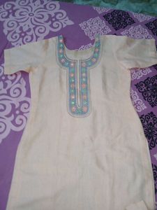 Peach Kurta