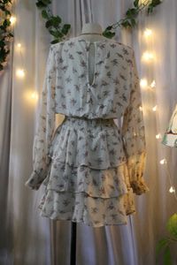Floral Tiered Mini Dress