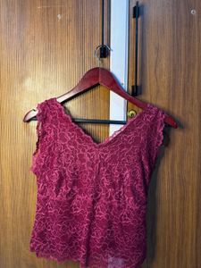 Lace tank top