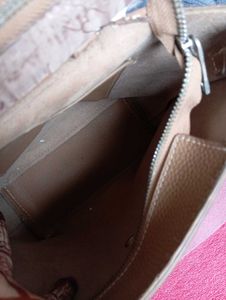 Branded Tan Handbag