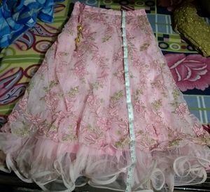 lehnga choli with dupatta fabric net