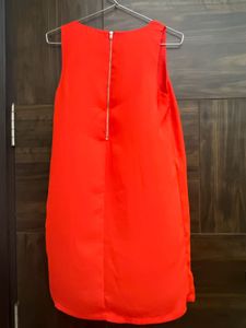 Red Shift Dress