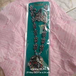 Vintage Style Silver Jewelry Set