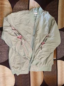 Embroidered Bomber Jacket