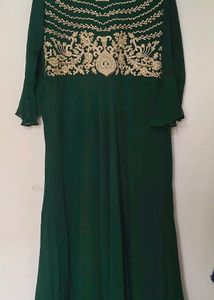 Elegant Green Ethnic Gown