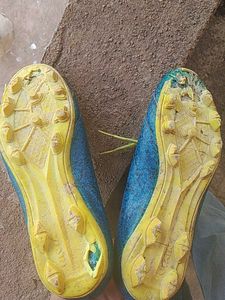 Blue Nivia Football Cleats