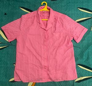 Over Sized Pink Shirt