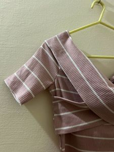 Striped Off-Shoulder Top