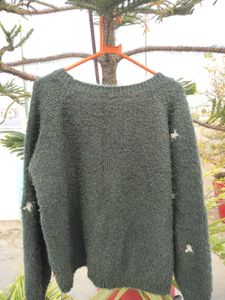 Green Sweater with Unicorns