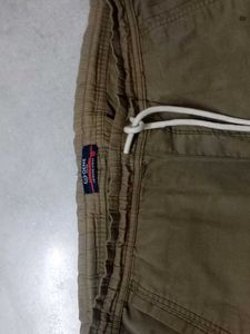 Khaki Cargo Joggers