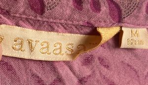 Foil-Printed Pink Kurta