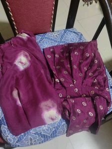 Elegant Purple Suit Set