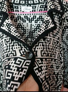 Black &amp; White Imported Sweater