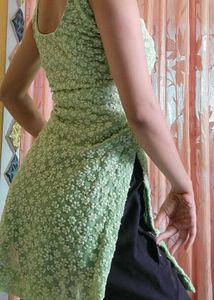 Short Green Kurti