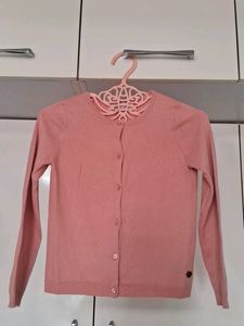 H&M Cotton Button Down Sweater For Girls