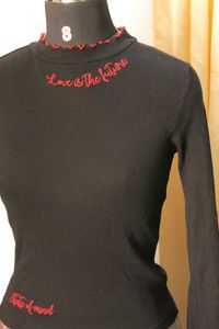 Black &#39;Love is the Future&#39; Top