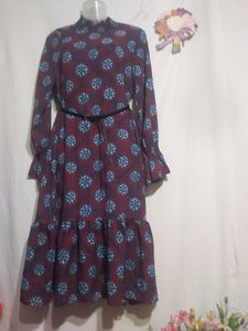Floral Print Midi Dress