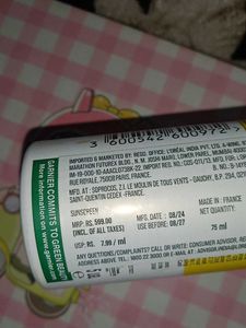 Garnier Super UV Invisible Sunscreen