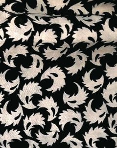 Black &amp; White Floral Skirt