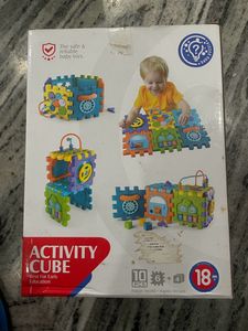 Activity Cube For Toddlers And Kids