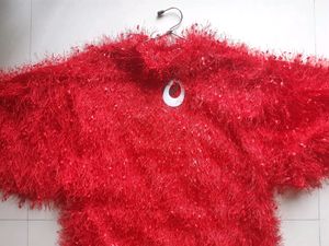 Red Ruffle  Top