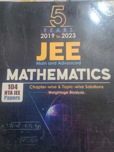 JEE Mathematics Book - 2019-2023