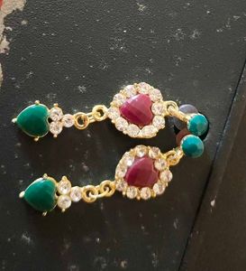 Heart Drop Earrings