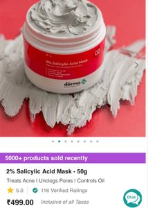 2% Salicylic Acid Clay Face Mask