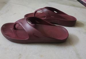 Maroon Slippers