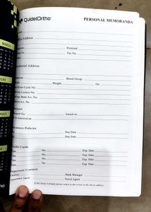 Diary hardcover