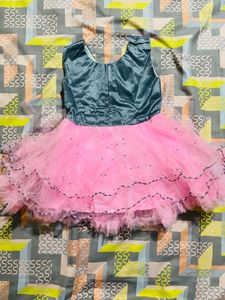 Cute Baby Girl Net Frock
