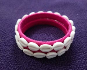 Handmade Cowries Shell Bangles 💗