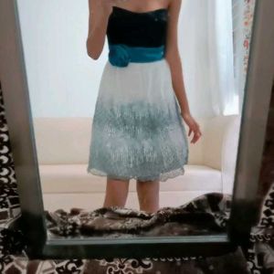 Elegant Strapless Party Dress