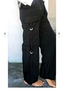 6 Pocket Black Trouser