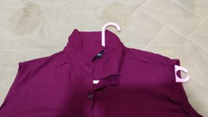 Purple Sleeveless Top