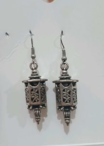 Lantern Earrings Oxidised Jwellery Silver