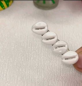 Shell &amp; Pearl Hair Clip