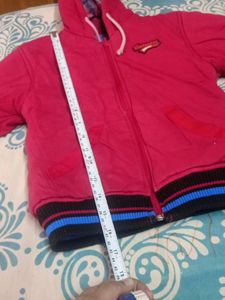Reversible Hooded Jacket For Boys N Girls
