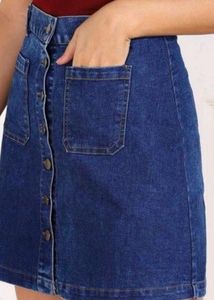 Mini Denim Skirt
