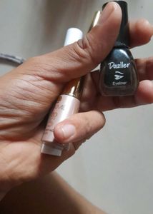 Lakme, Dazzler And Mamaearth Eyeliners Combo