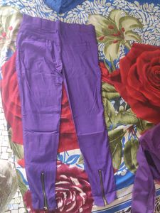 butiful jeans blue and purple for girls 3 combo pa