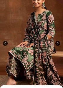 Libas Green Printed Kurta Set