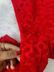 RED VELVET BLOUSE