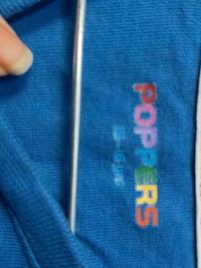 Blue Long Sleeve Graphic Tee