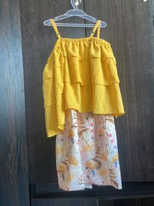 Yellow Offshoulder Dress