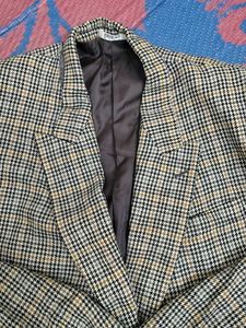 Vintage Plaid Blazer
