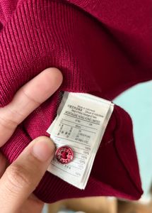 Lacoste Red Long Sleeve Top