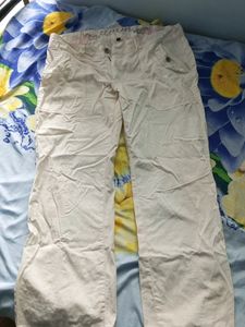 White Cargo Pants