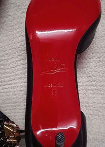 Christian Louboutin Black Spiked Heel